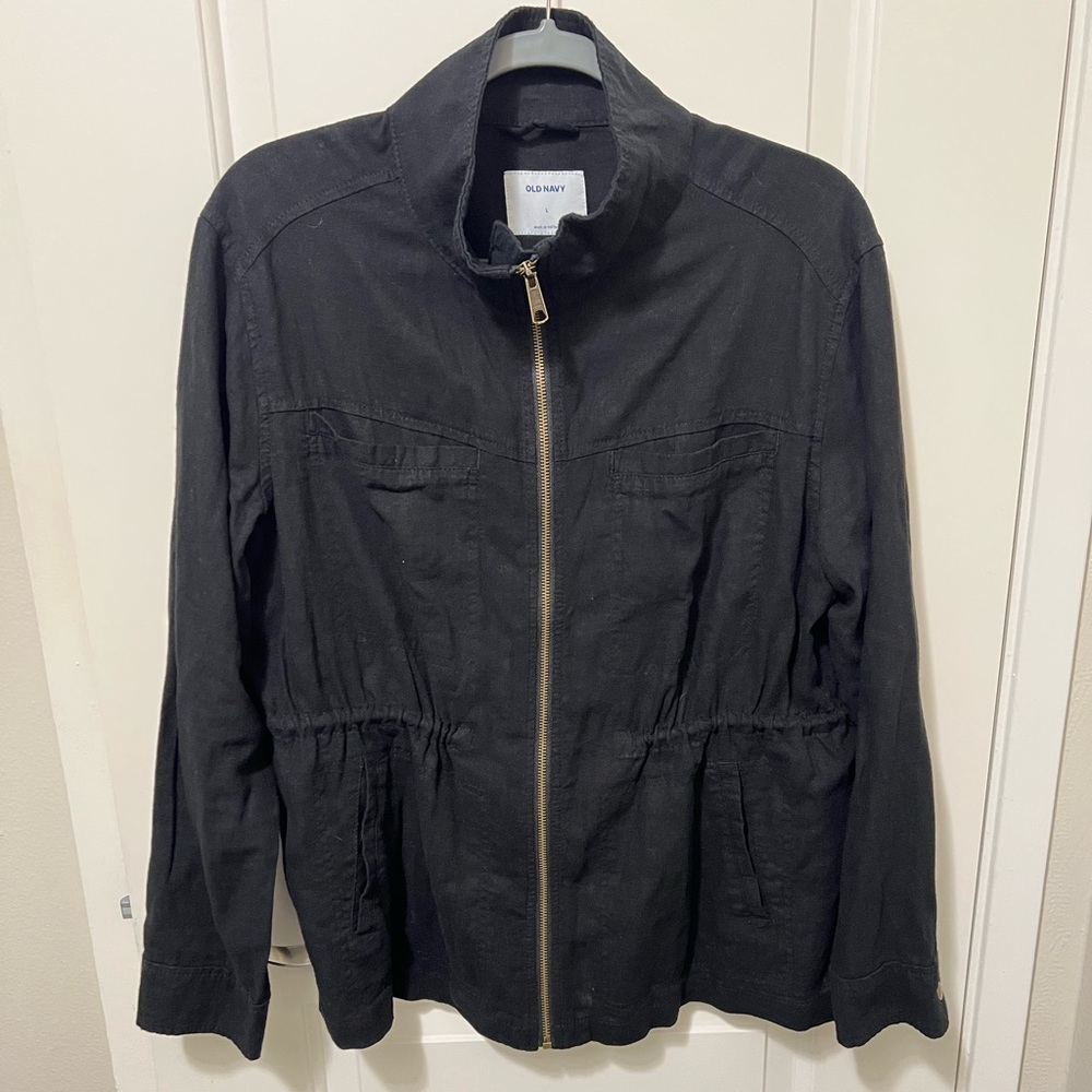 Linen Jacket
Black
Size L